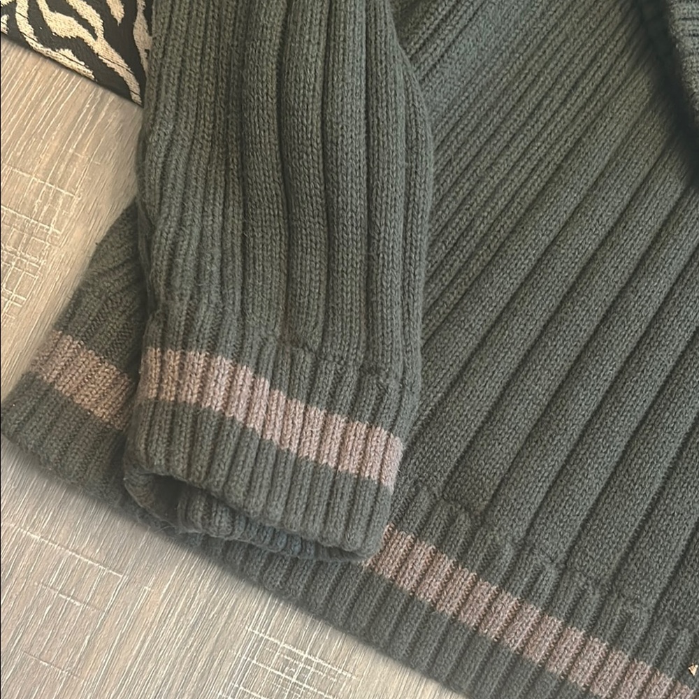 CLOSEOUT - Eddie Bauer Ribbed Button-Up Sweater - Picture 4 of 6